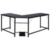 Home Office Corner Desk Computer Table Steel Wood Study Office Desk Workstation