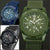 Military Men Gemius Swiss Army Sport Round Dial New Quartz Nylon Band Wrist Watch