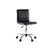 Armless Office Chair Swivel Leather Home Office Computer Desk Chair for Office Conference Study Room Low Back Task Executive Chair